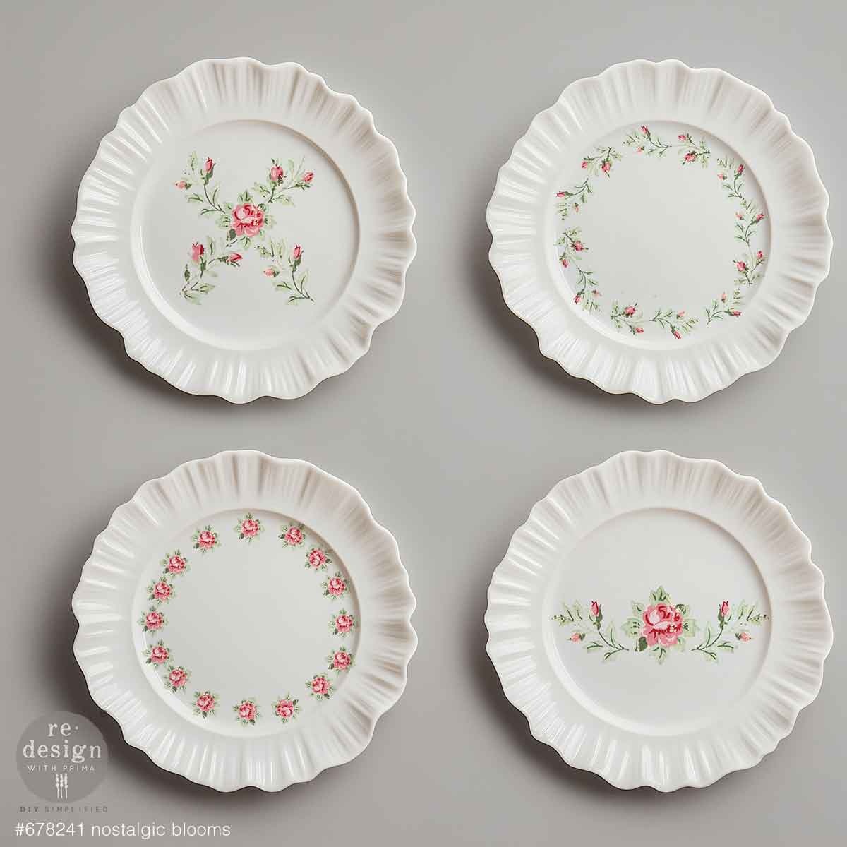 Redesign with Prima Redesign - H2O Transfer A4 - Nostalgic Blooms