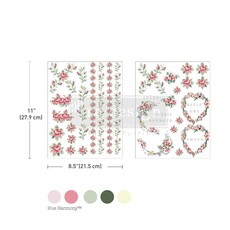 Redesign with Prima Redesign - H2O Transfer A4 - Nostalgic Blooms