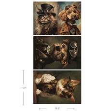 Redesign with Prima Redesign - Decoupage Fiber Paper A3 - Favorite Pets