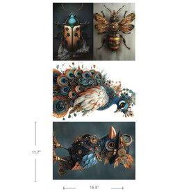Redesign with Prima Redesign - Decoupage Fiber A3 - Magical Wings