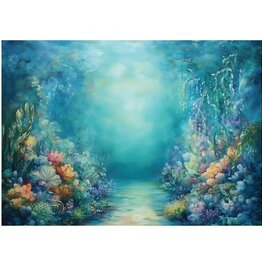 Redesign with Prima Redesign - Decoupage Fiber Paper A1 - Beneath the Blue