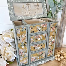 Redesign with Prima Redesign - Decoupage Rice Paper - Fleurette Dress