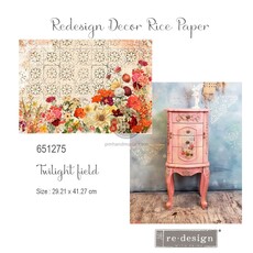 Redesign with Prima Redesign - Decoupage Rice Paper - Twilight Field