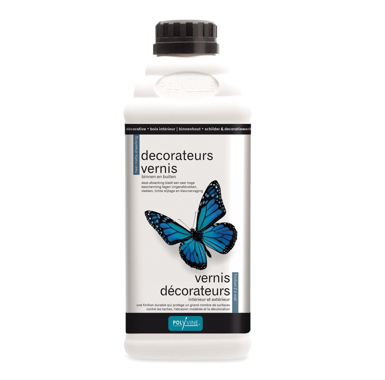 Polyvine Polyvine - Decorators Varnish - DEAD FLAT/EXTRA MAT - Nl/Fr - 1L