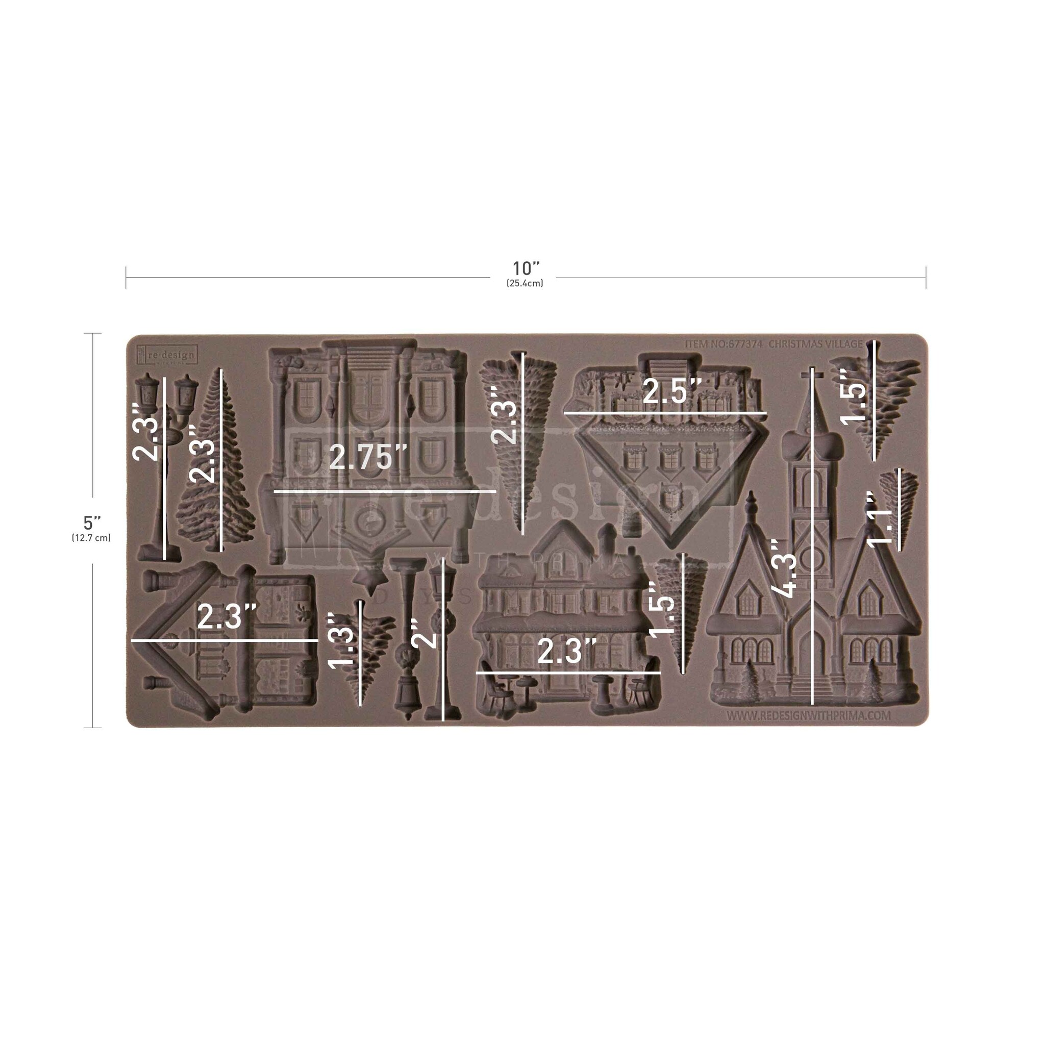 Redesign with Prima Redesign - Mould - Christmas Village