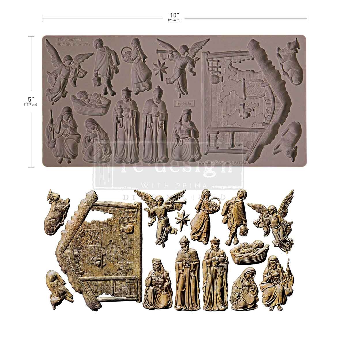 Redesign with Prima Redesign - Mould - Holy Night Nativity