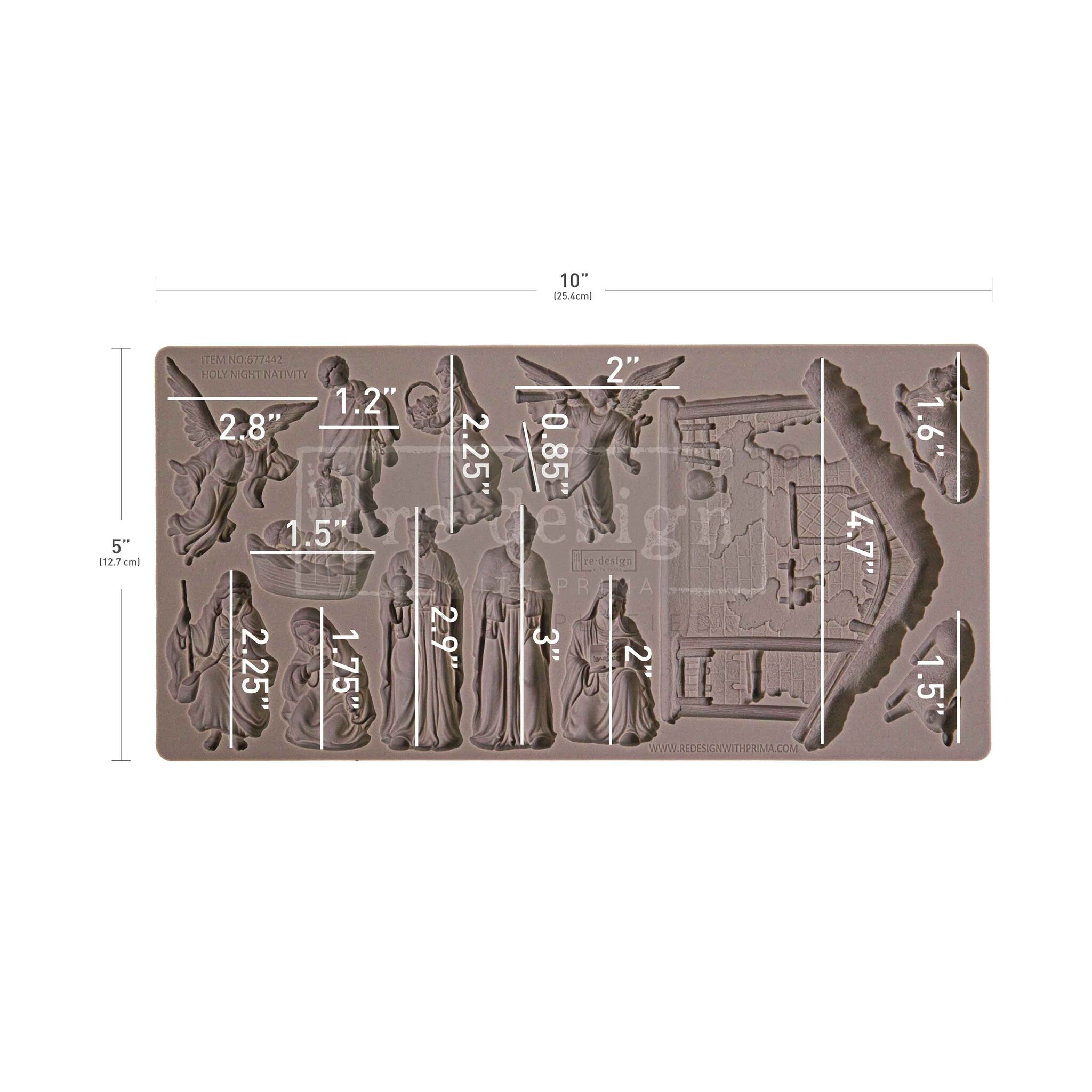 Redesign with Prima Redesign - Mould - Holy Night Nativity