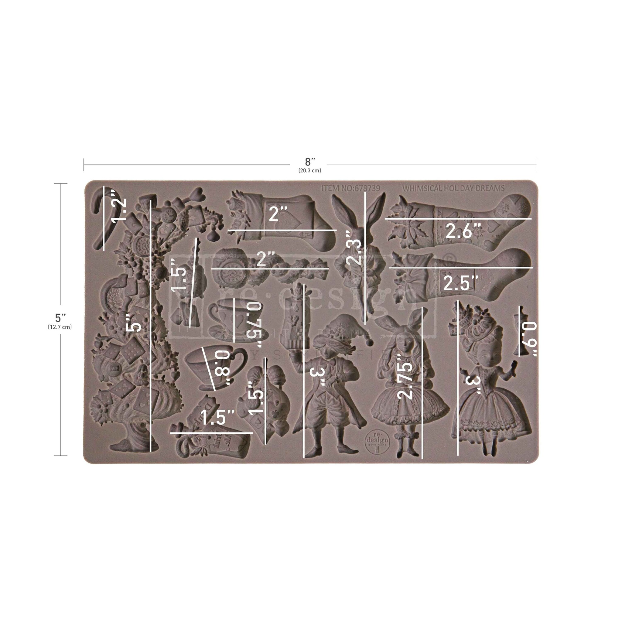 Redesign with Prima Redesign - Mould - Whimsical Holiday Dreams