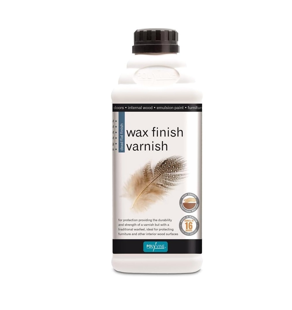Polyvine Polyvine - Wax Varnish - Clear - DEAD FLAT - ENG - 1000ml