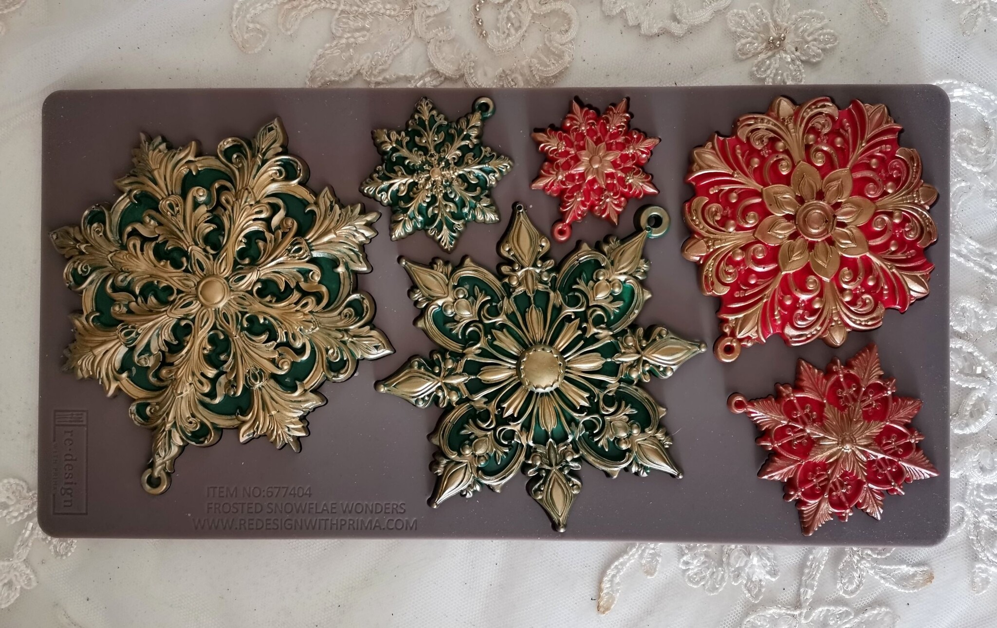 Redesign with Prima Redesign - Mould - Frosted Snowflake Wonders