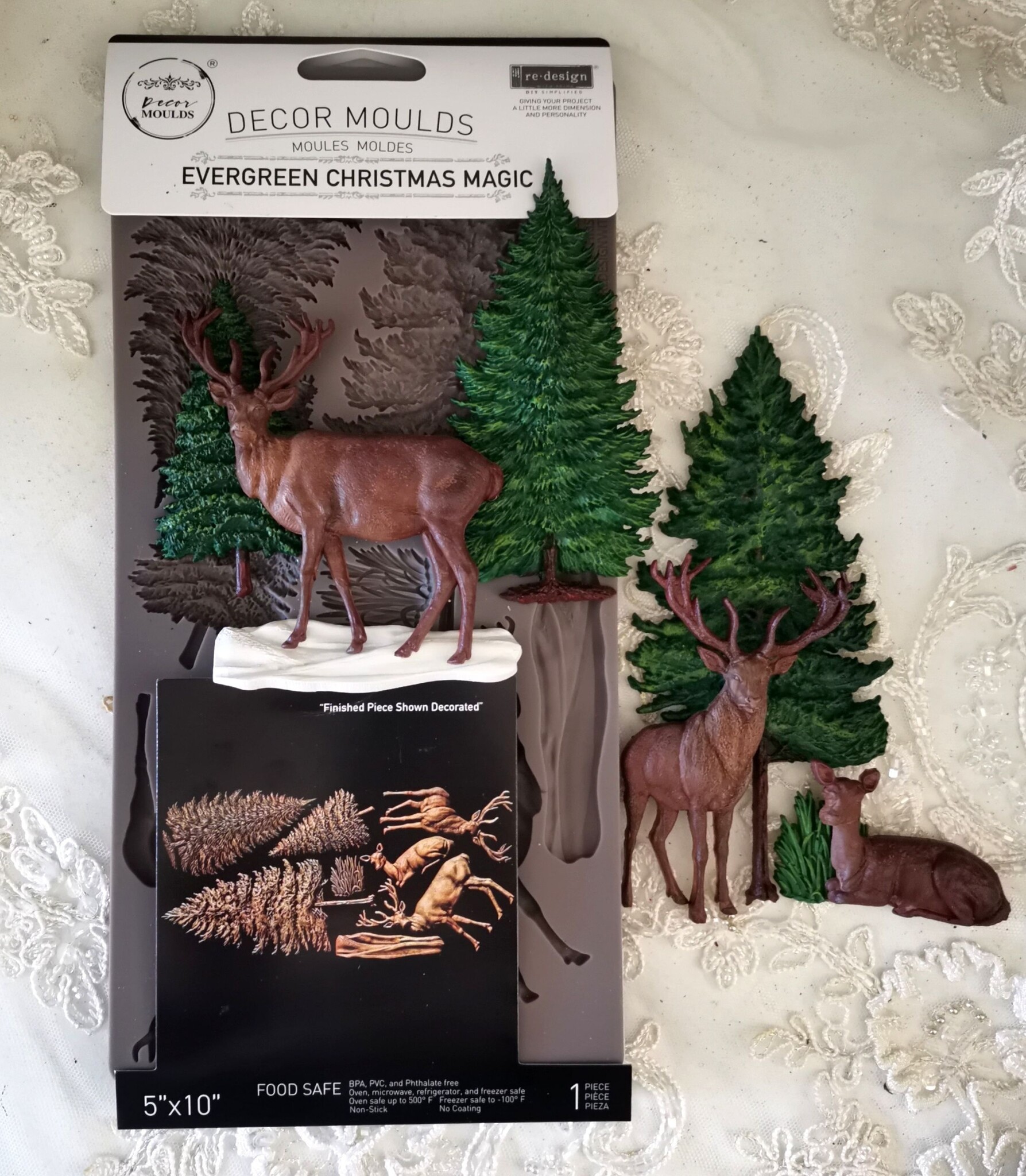 Redesign with Prima Redesign - Mould - Evergreen Christmas Magic