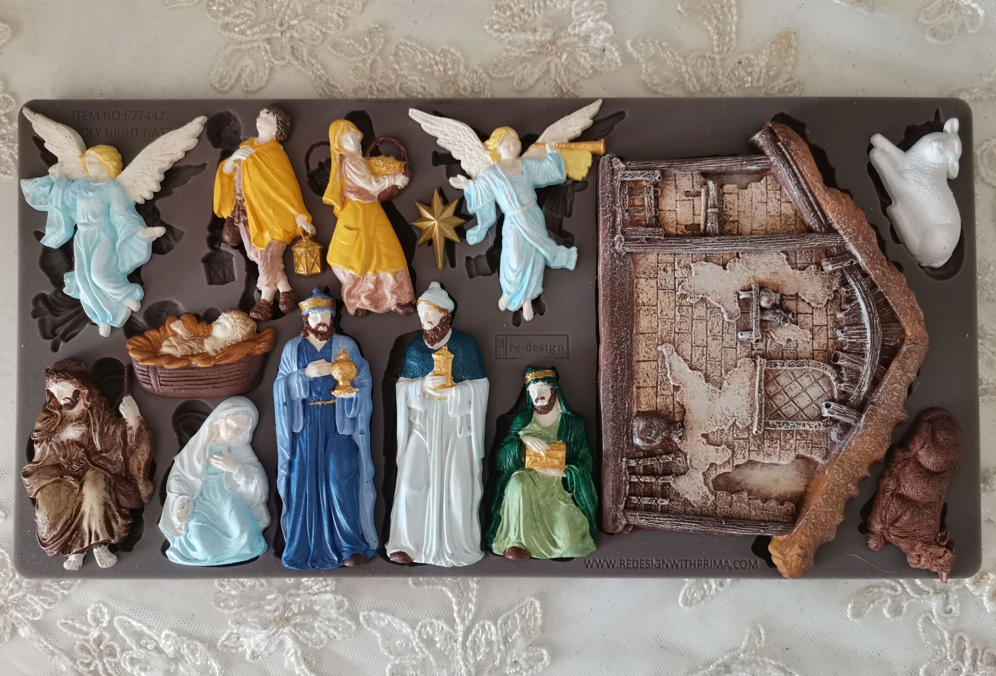Redesign with Prima Redesign - Mould - Holy Night Nativity