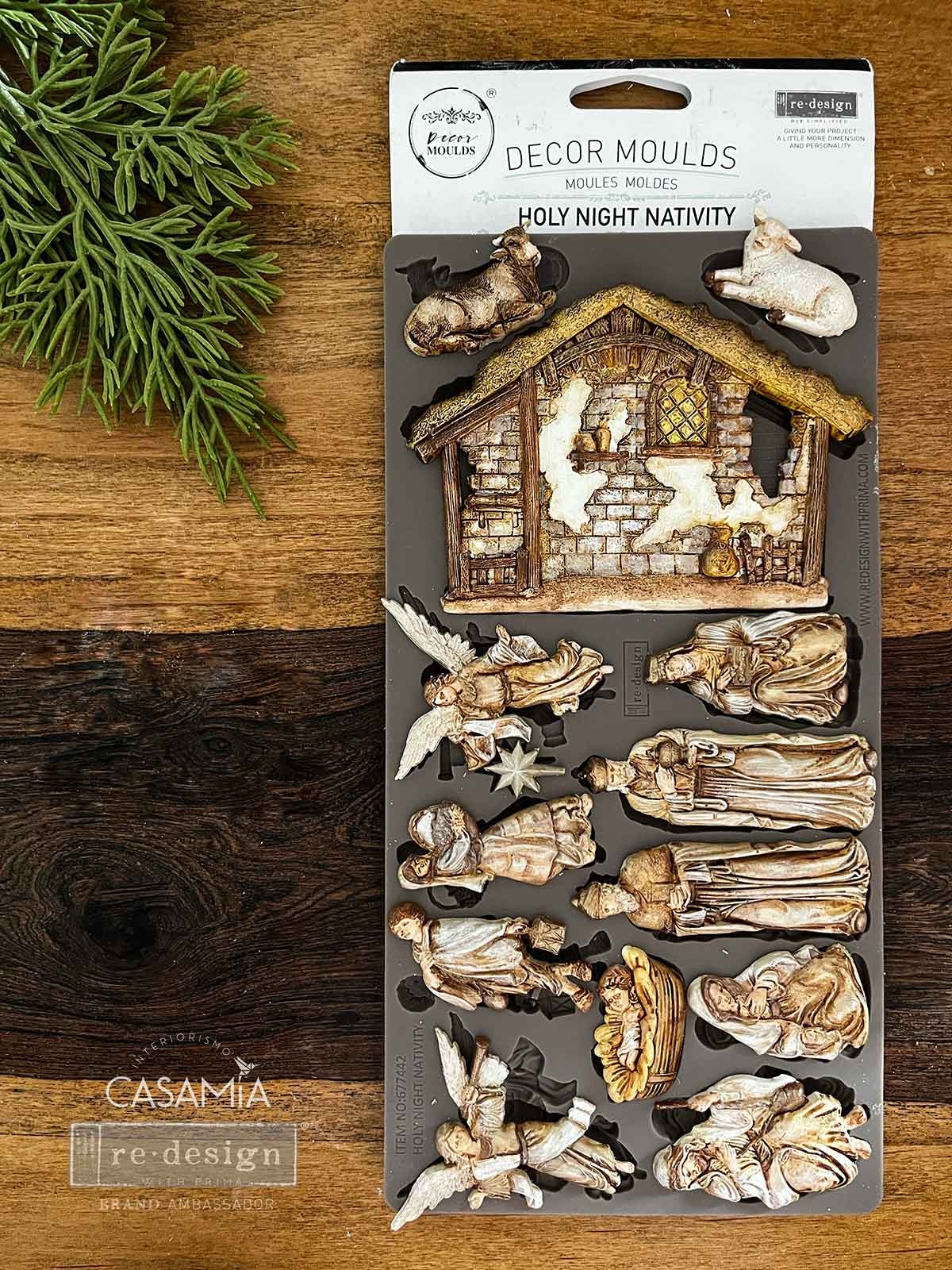 Redesign with Prima Redesign - Mould - Holy Night Nativity
