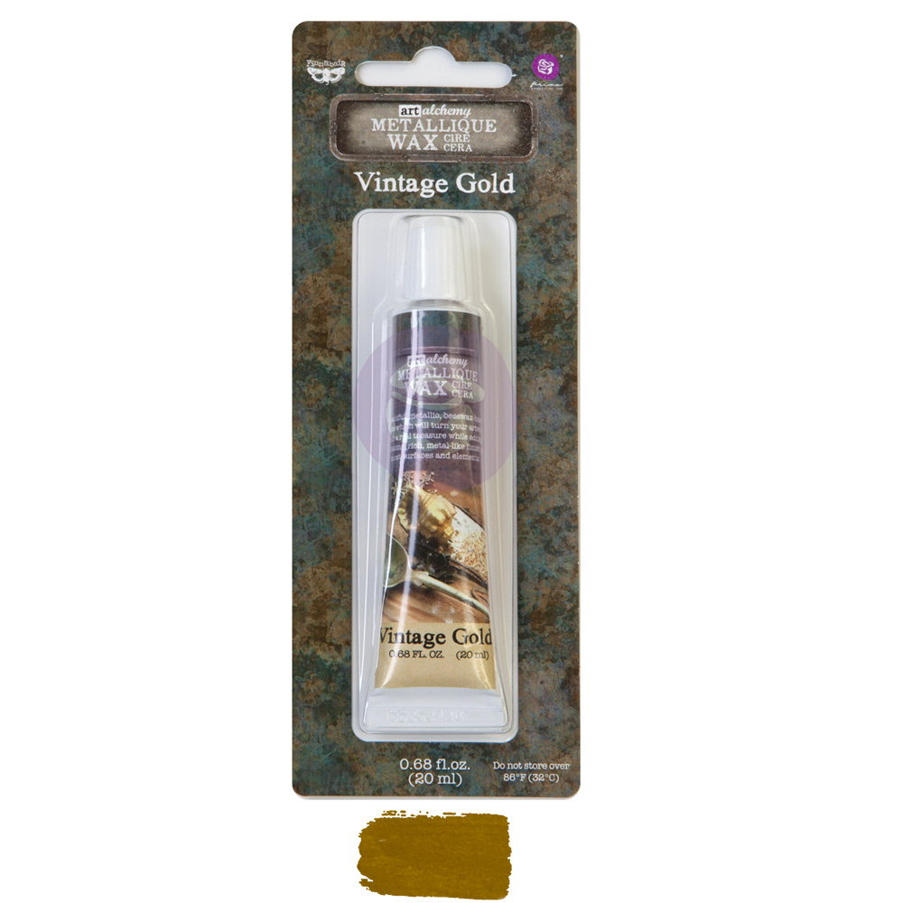 Redesign with Prima Redesign - Art Alchemy Metallique Wax - Vintage Gold - 20ml (FINNABAIR)