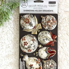 Redesign with Prima Redesign - Mould - Shimmering Holiday Ornaments