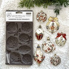 Redesign with Prima Redesign - Mould - Shimmering Holiday Ornaments
