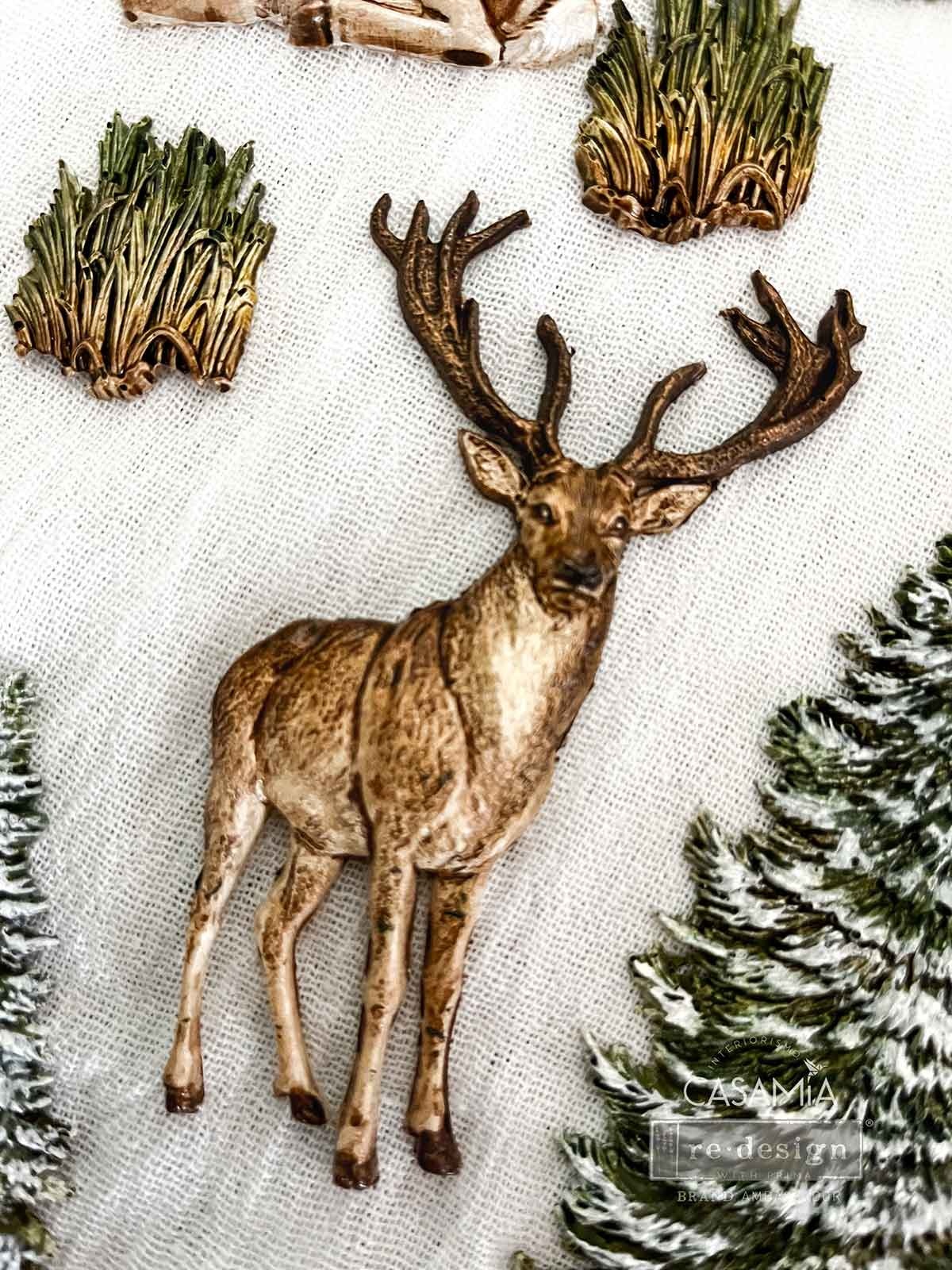 Redesign with Prima Redesign - Mould - Evergreen Christmas Magic
