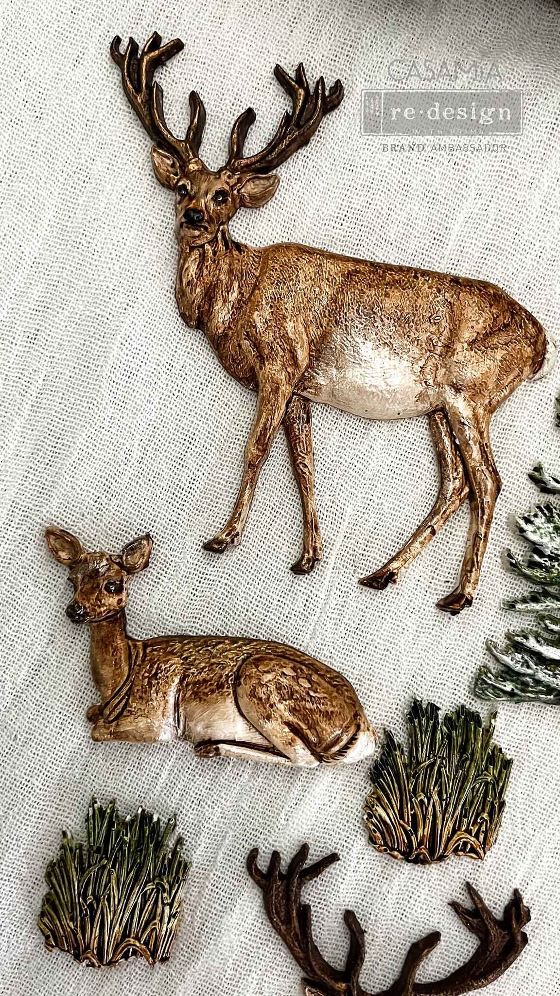 Redesign with Prima Redesign - Mould - Evergreen Christmas Magic