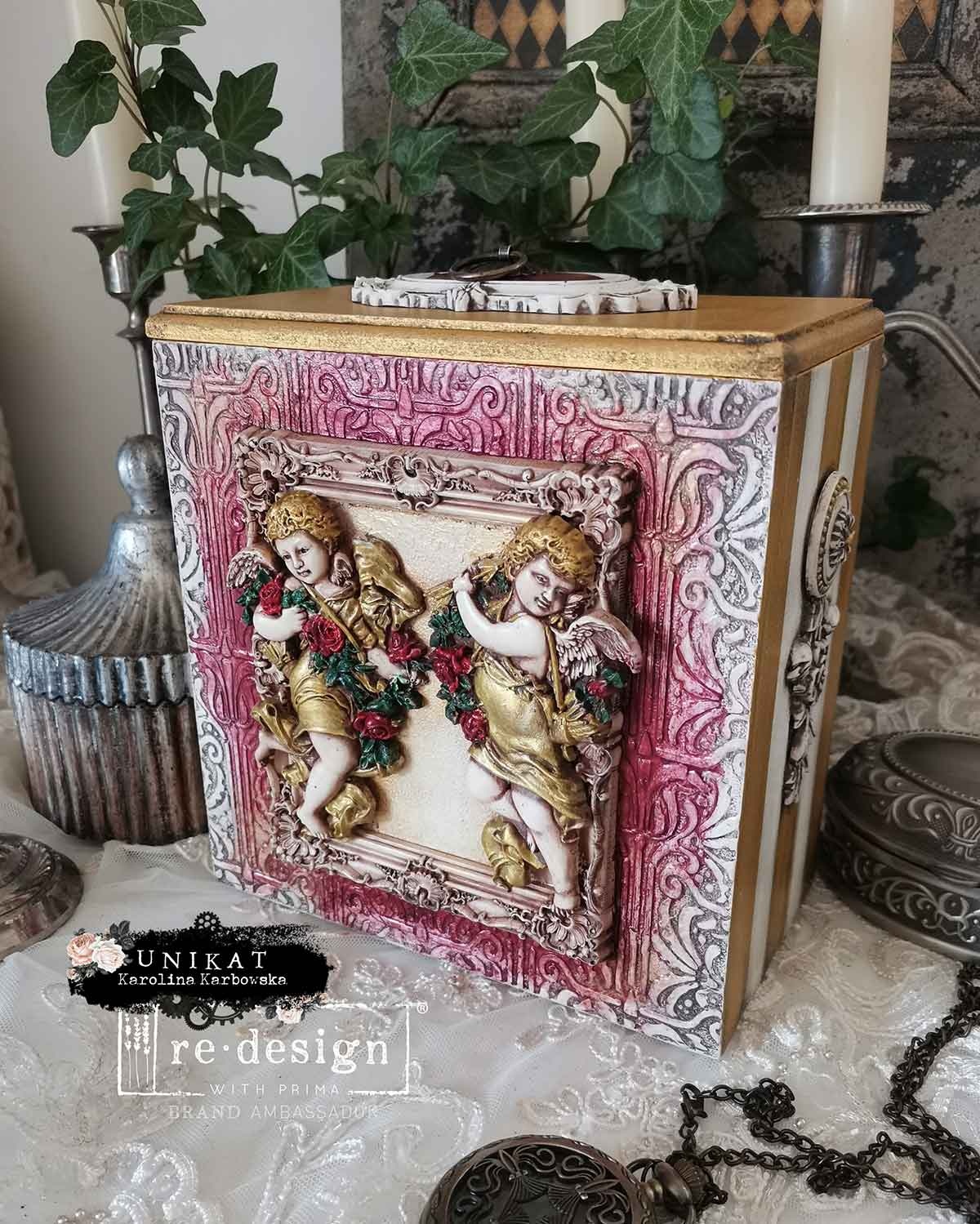 Redesign with Prima Redesign - Mould -  Angelic Floral Noel