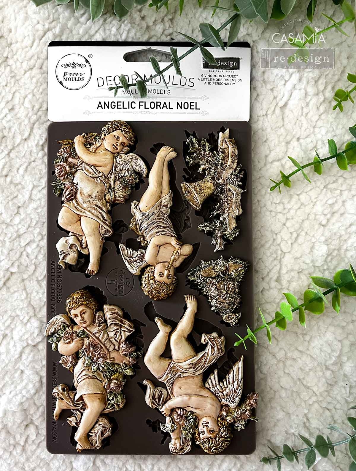 Redesign with Prima Redesign - Mould -  Angelic Floral Noel
