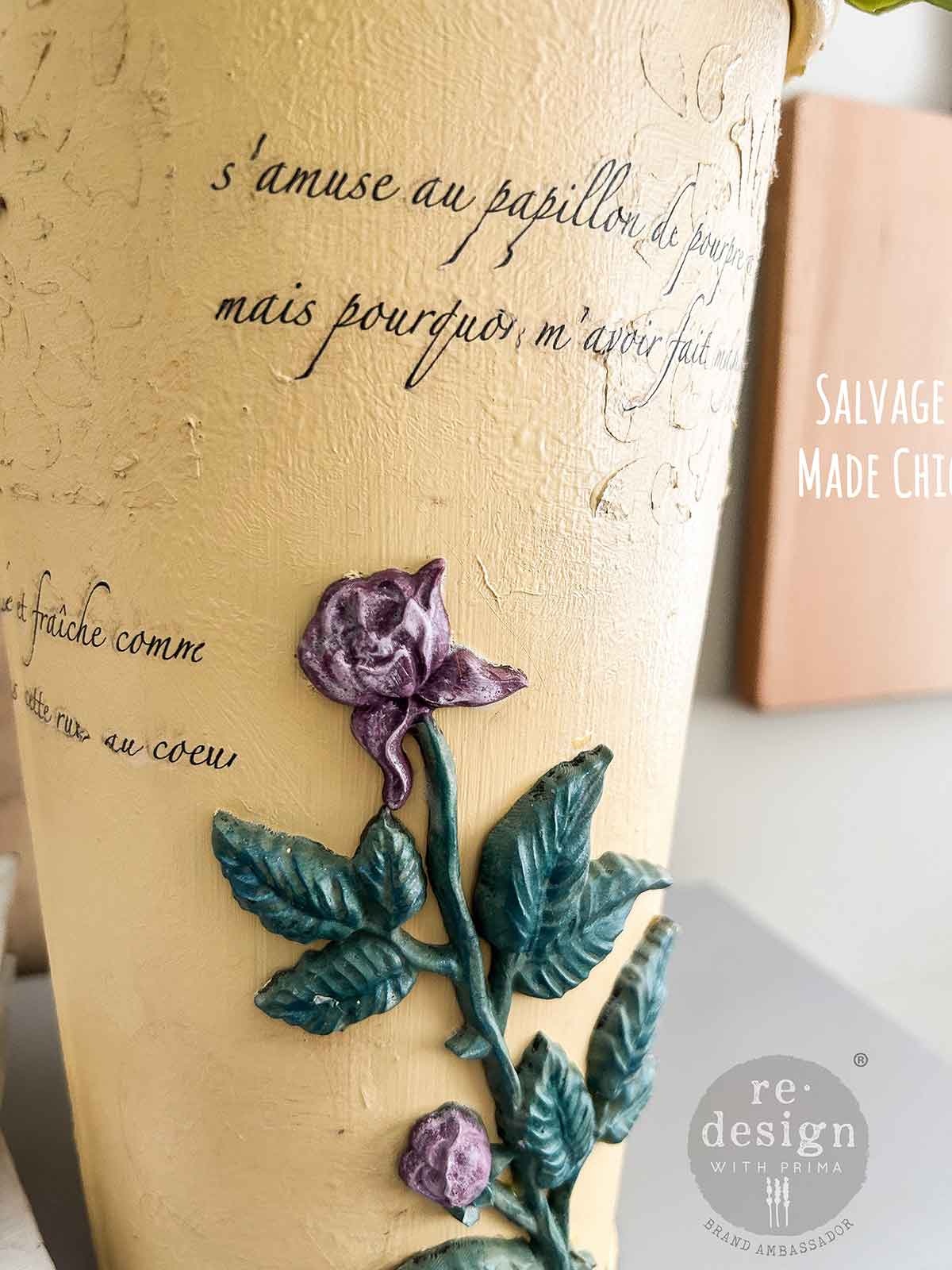 Redesign with Prima Redesign Decor Transfer 6x12 - Vintage Script Mastery