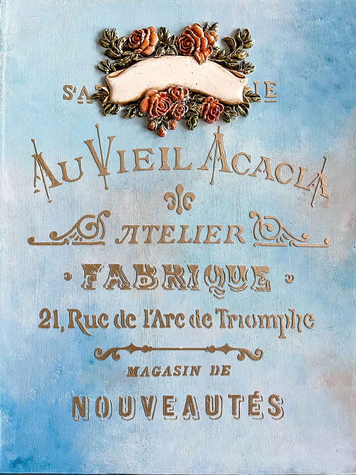 Redesign with Prima Redesign - Decor Stencil - Satin Soie - M