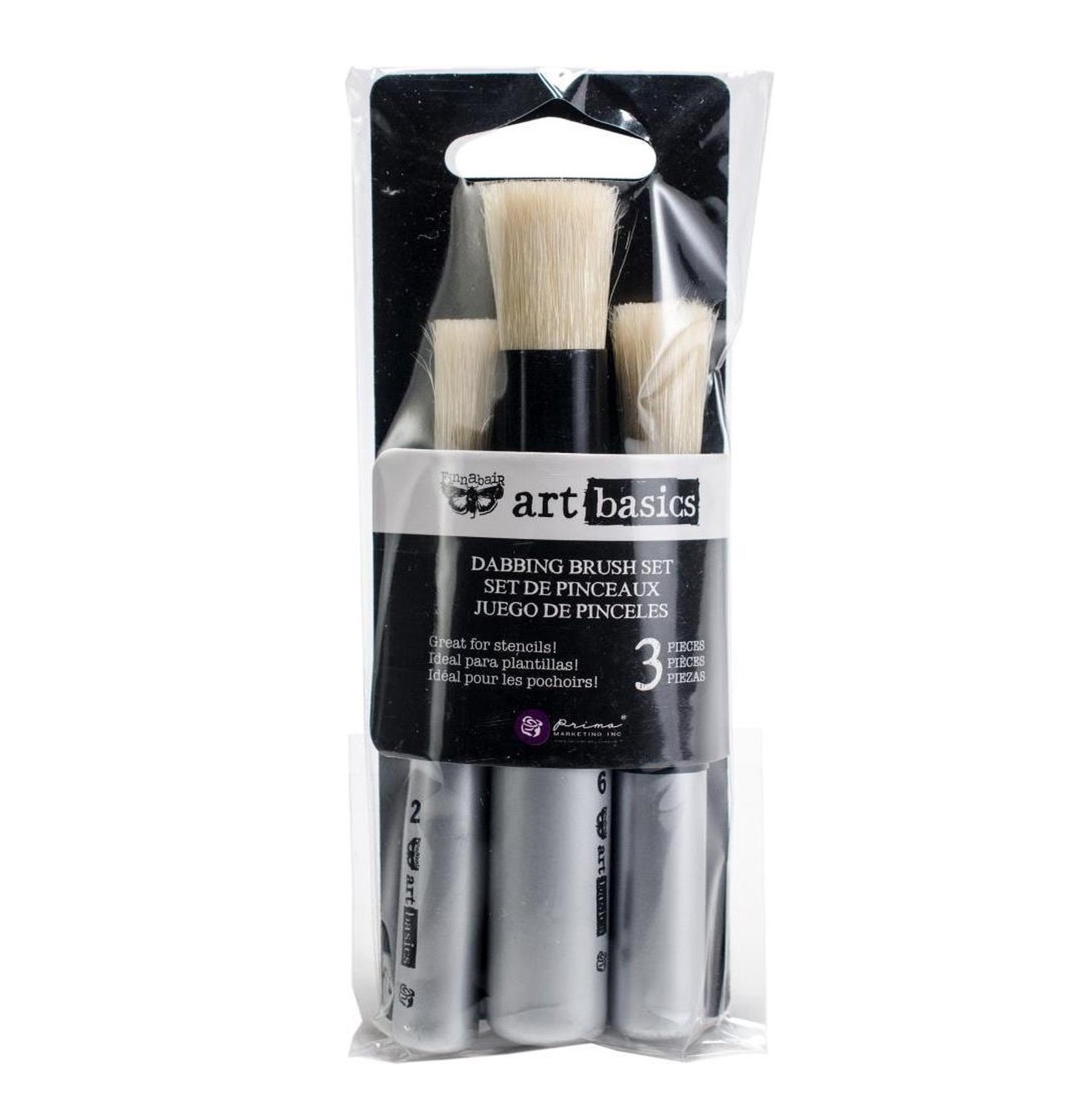 Redesign with Prima Redesign - Dabbing brush set (3pcs) (FINNABAIR)