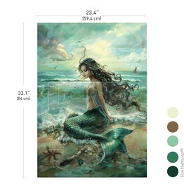 Redesign with Prima Redesign - Decoupage Fiber A1 - Mystic Waves