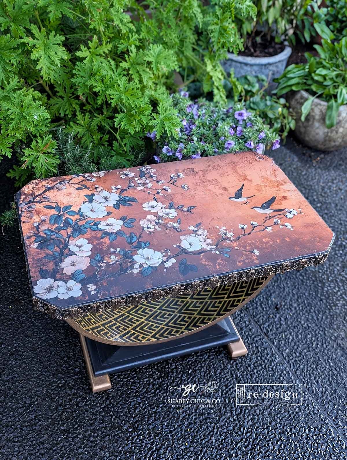 Redesign with Prima Redesign - Decoupage Fiber A1 - Feathers In The Glow