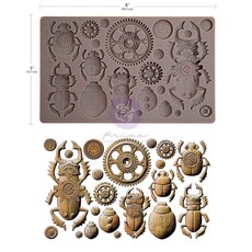 Redesign with Prima Redesign - Mould - Steampunk Beetles (Finnabair)