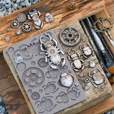 Redesign with Prima Redesign - Mould - Steampunk Beetles (Finnabair)