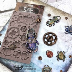 Redesign with Prima Redesign - Mould - Steampunk Beetles (Finnabair)