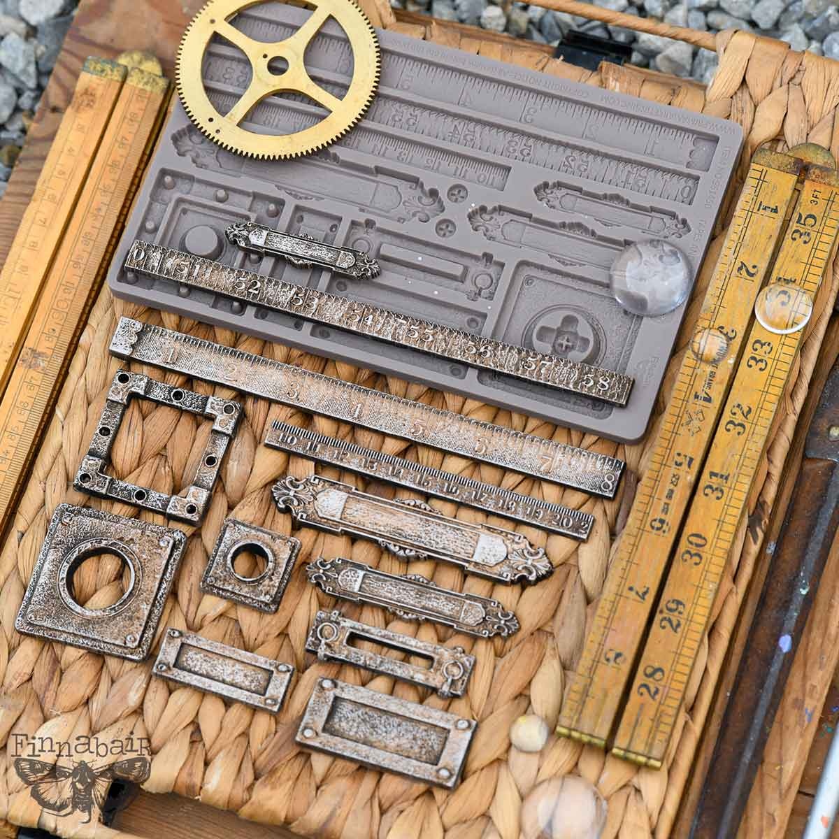 Redesign with Prima Redesign - Mould - Tapes and Labels (Finnabair)