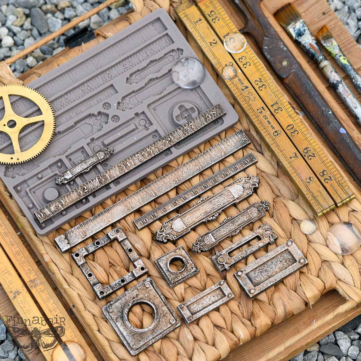 Redesign with Prima Redesign - Mould - Tapes and Labels (Finnabair)