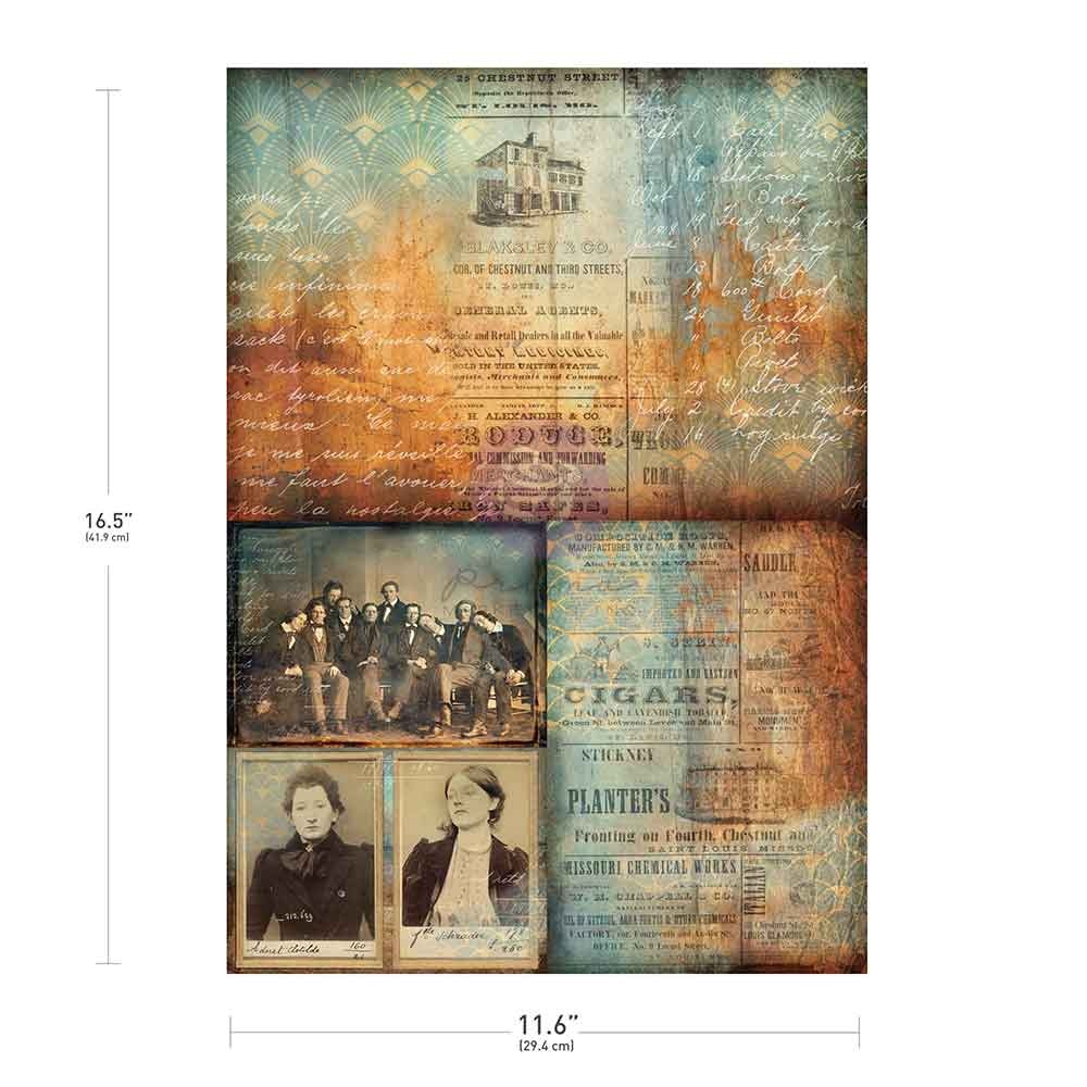 Redesign with Prima Redesign - Decoupage Rice A3 - Chestnut Street (Finnabair)