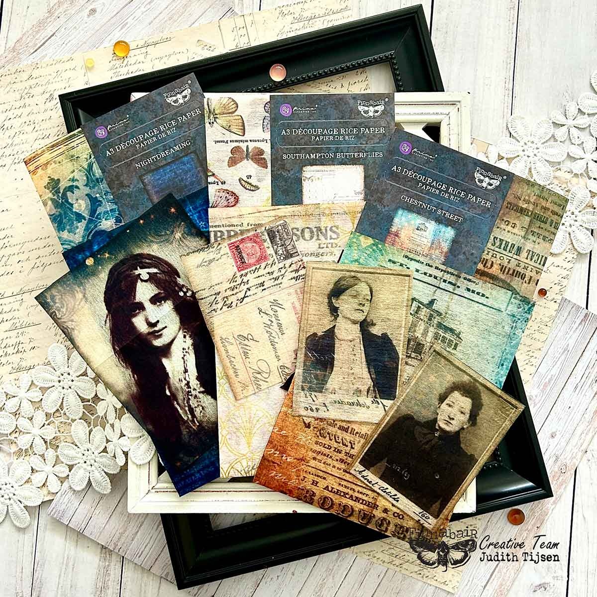 Redesign with Prima Redesign - Decoupage Rice A3 - Chestnut Street (Finnabair)