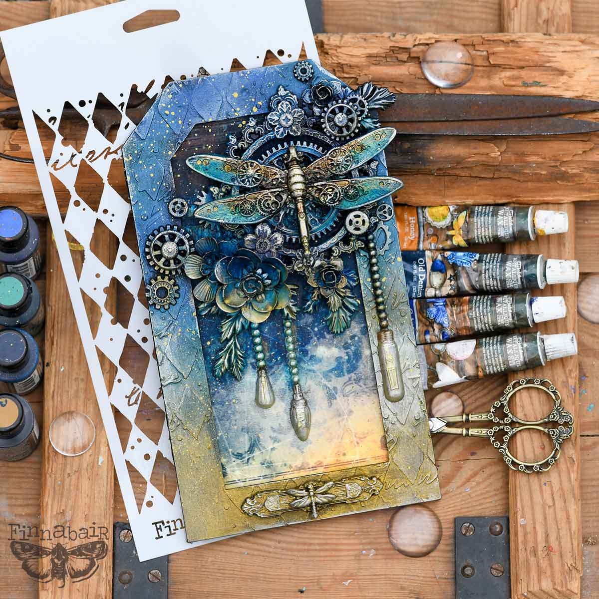 Redesign with Prima Redesign - Decoupage Rice A3 - Nightdreaming (Finnabair)