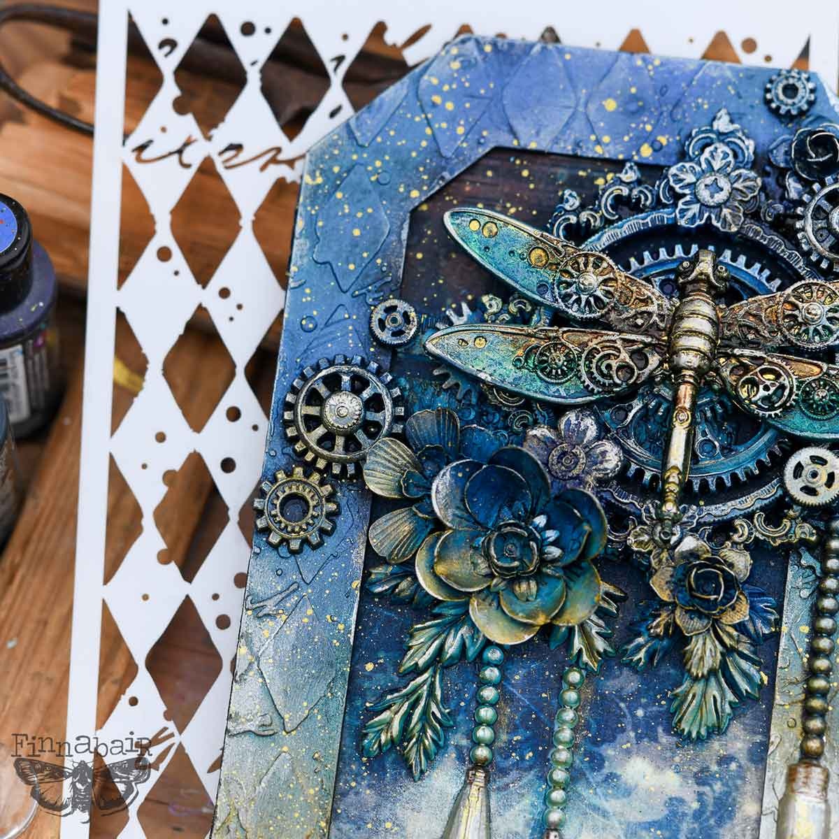 Redesign with Prima Redesign - Decoupage Rice A3 - Nightdreaming (Finnabair)