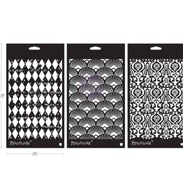 Redesign with Prima Redesign - Decor Stencil SET - Decadent Walls - 3pcs