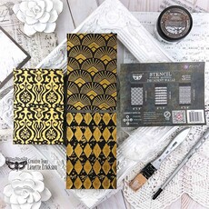 Redesign with Prima Redesign - Decor Stencil SET - Decadent Walls - 3pcs