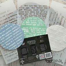 Redesign with Prima Redesign - Decor Stencil SET - Old Pages - 3pcs