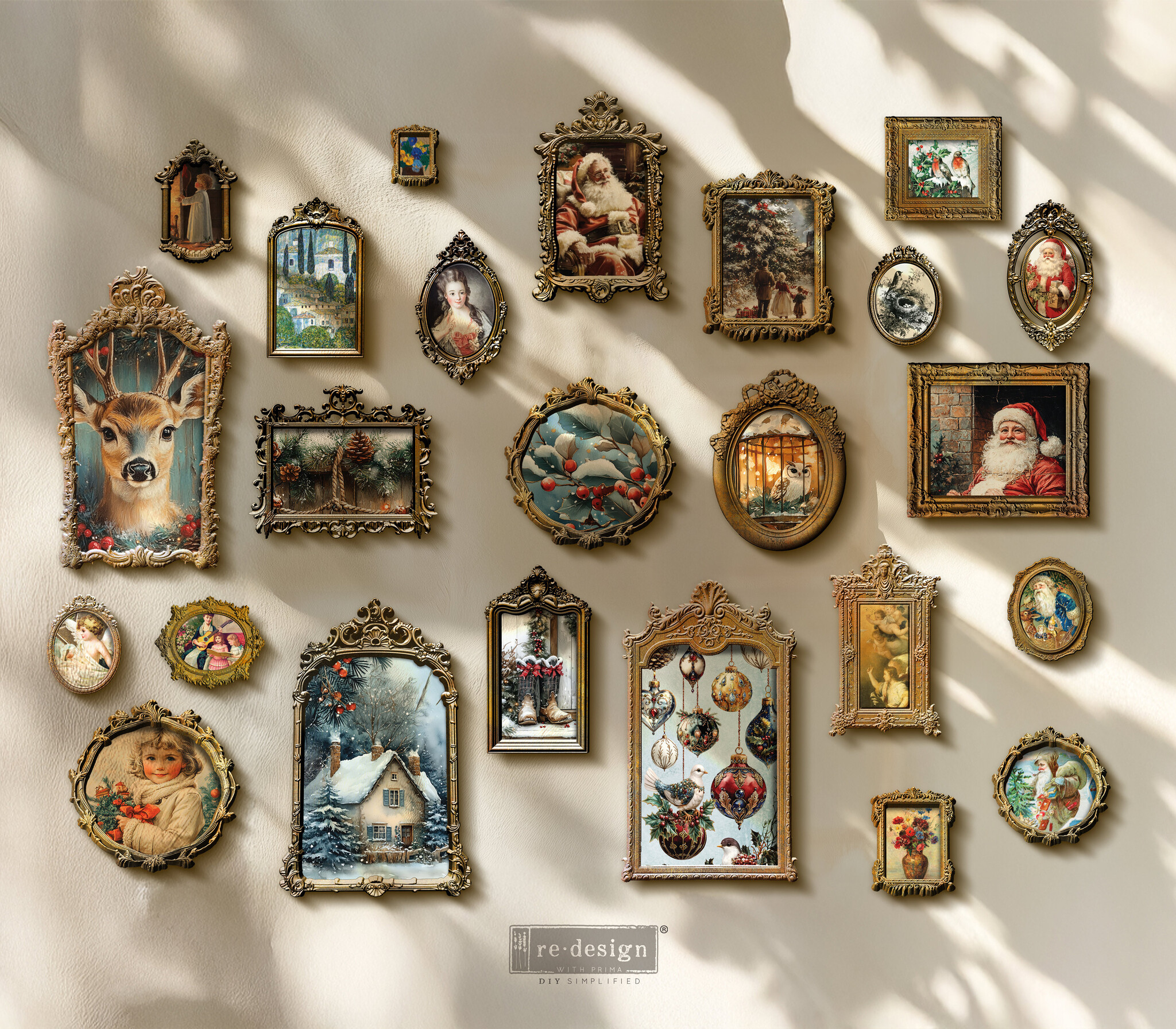 Redesign with Prima Redesign - Decor Transfer A4 - Season s Greetings From The Past
