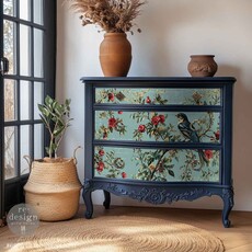 Redesign with Prima Redesign - Decoupage Fiber Paper A1 - The Velvet Nest