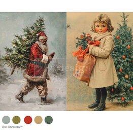 Redesign with Prima Redesign - Decoupage Fiber A4 - Vintage Tidings