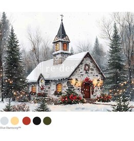 Redesign with Prima Redesign - Decoupage Fiber A4 - Cozy Barn Blessings