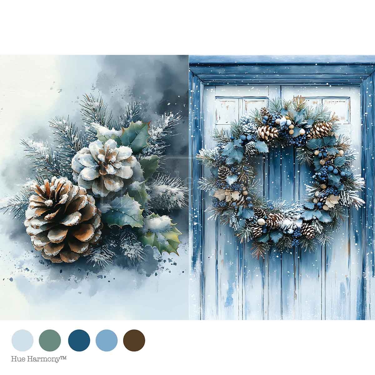 Redesign with Prima Redesign - Decoupage Fiber Paper A4 - Wreath Of  Whispers