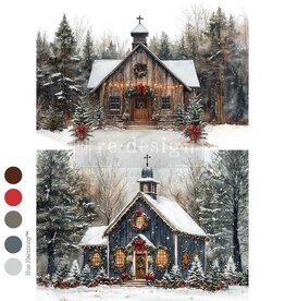 Redesign with Prima Redesign - Decoupage Fiber A4 - Christmas In The Woods