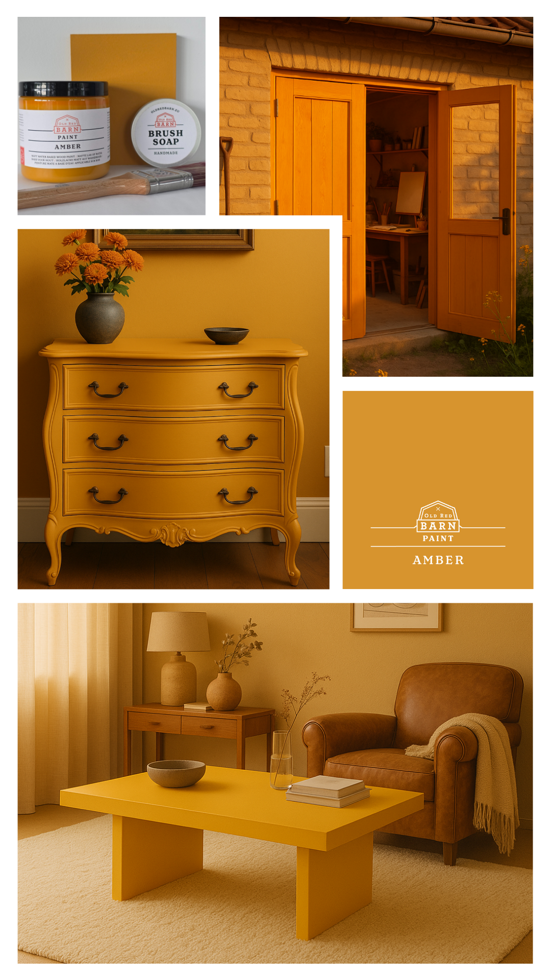 Old Red Barn - PAINT Old Red Barn - PAINT - Amber - 500ml
