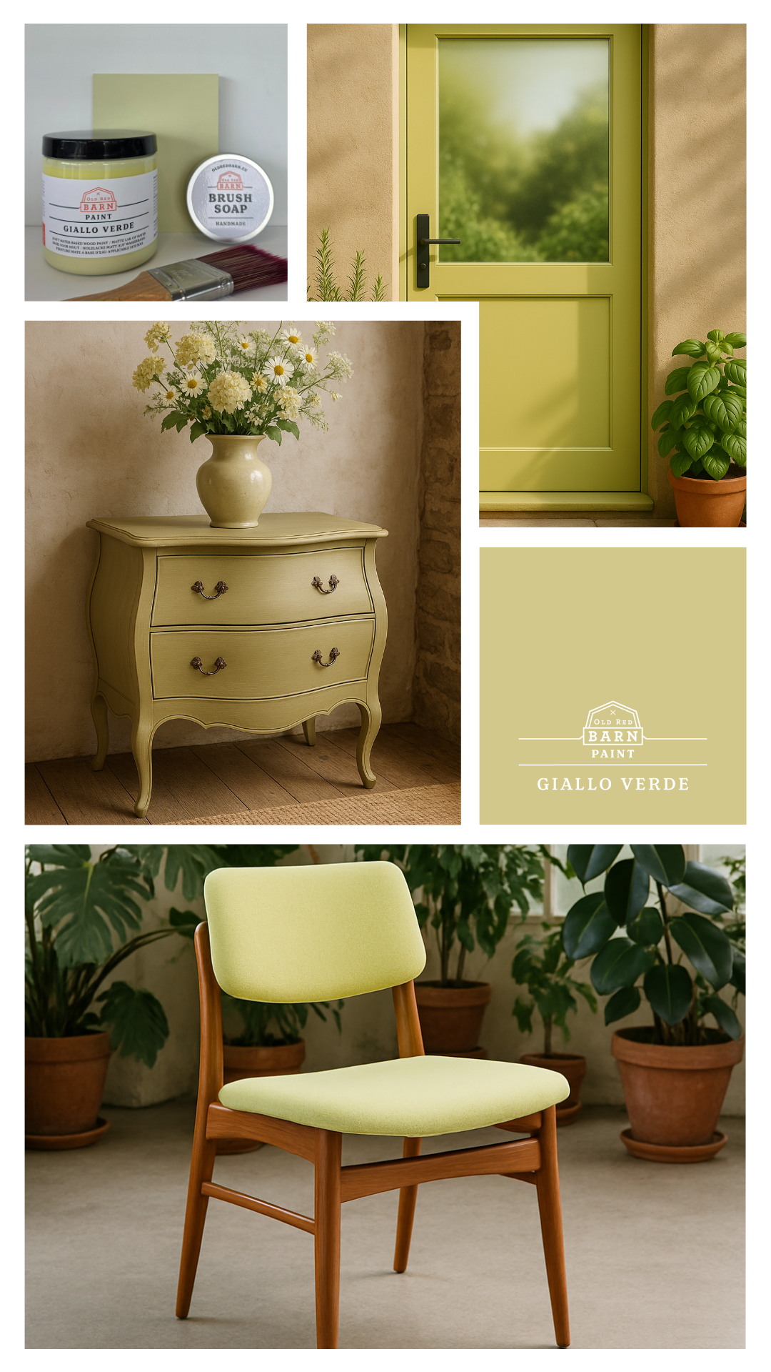 Old Red Barn - PAINT Old Red Barn - PAINT - Giallo Verde - 500ml