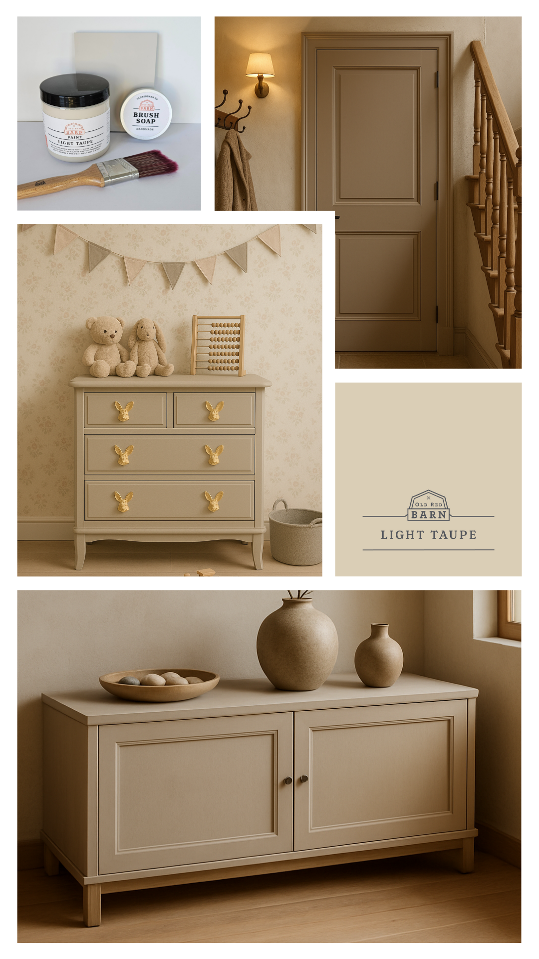 Old Red Barn - PAINT Old Red Barn - PAINT - Light Taupe - 500ml